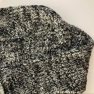 Oversized long knit H&M cardigan